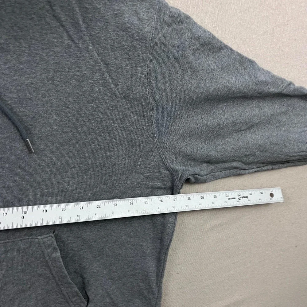 Jordan Flight Hoodie Mens XXL Gray Jumpman Patch Fleece Pullover Oversized